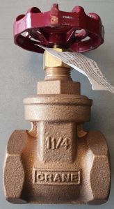 Gate Valve 1-1/4" Bronze  PN20 Heavy Duty