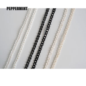 เชือกทอทองสีทอง 1.2 ซม. แถบขนแกะ 8 ตัวอักษร แฟชั่นสีบล็อก สายรัดผ้าสำหรับเสื้อผ้า DIY อุปกรณ์เย็บผ้า