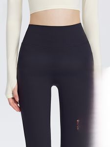 MiiOW | Plus Size Womens Yoga Pants Fleece Lined Flared Shark Fin Long Trousers Autumn Winter Thickened Elastic Fiber Online Exclusive