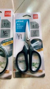 Kéo cắt cán đen lưỡi dày Deli No.6026 No.6047