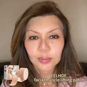 Eelhoe Facial Myofascial Lift Tape V-Shape Lifts Sagging Skin Firms Facial Contour Provides Instant Results Face Care 2.5cm*5m
