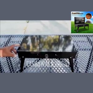 PROMO TaffHOME Alat Panggang Arang BBQ Outdoor Panggangan Ikan Ayam Sate  Portable Serbaguna HWSK77