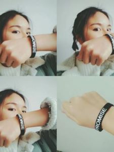 James I PROMISE Motivational Faith Rubber Wristband Basketball Star Mens Silicone Bracelet Sporty Cleveland Cavaliers