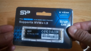 SILICON POWER 256GB SSD NVME 1.3 Gen3x4 - WIN 11 Office Installed Free Thermalpad