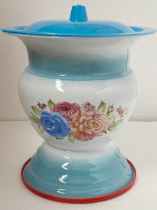 Enameled Urinal Basin Thickened Nighttime Use Adult Womens High-legged Toilet Bowl Home Use Elderly Bedroom Bathroom Tool