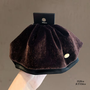 Elegant French Style Velvet Skirt Tail Clip Shark Bite Hair Accessory Versatile Classy Adult Fashion Hair Grips Simple Solid Color