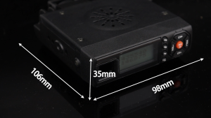 ABBREE AR-218 Mini Mobile Radio 25W Long Range Dual Band VHF UHF 128CH DTMF Walkie Talkie Comunicador Transceiver Car Radio