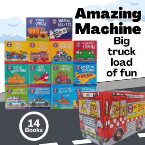 Amazing Machines: Big Truckload of Fun หนังสือบอร์ดบุ๊คภาษาอังกฤษ เกี่ยวกับยานพาหนะ