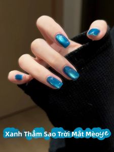 Sơn Móng Tay Gel Mắt Mèo Hạt Thủy Tinh Đen WS 10ml Nghệ Thuật Móng Sang Trọng Siêu Bóng Màu Phổ Biến Công Thức Nhựa Cao Cấp Dành Cho Salon