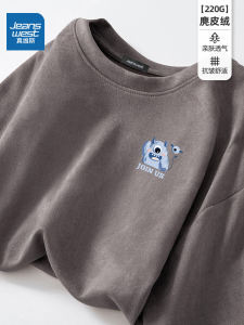 Zhenvis American Fashion Brand: Retro Summer Men's T-Shirts & Loose-Fit Shirts