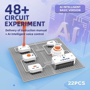 DIY Science Experiment Set Equipment AI Circuit Electronic Building Blocks Assembly Elementary School Students Fun Physics Toys