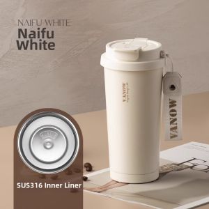 Vanow | Thermal Insulated Aesthetic Ceramic Interior Coffee Cup