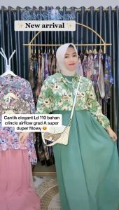 DRESS MARSYA 2in1 ROMPI KOTAK KOMBINASI CANTIK FASHION || DRESS WANITA || DRESS BLAZER WANITA
