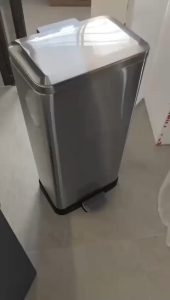 Livora Oren Stainless Steel Pedal Dustbin / Metal Rubbish Trash Bin With Lid / Kitchen Large 20l 30l 40l 50l