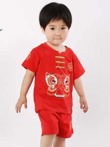 East Whale | Cotton Boys Traditional Chinese Clothing Summer