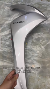 Dàn áo xe Vision 2015 đến 2020 Màu bạc tem đen- phụ tùng dàn áo thay thế