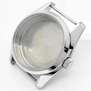 Vỏ Đồng Hồ Bằng Thép Không Gỉ RICHUS 36mm Với Mặt Kính Sapphire Màu Bạc Phù Hợp Cho Các Bộ Máy NH35 NH36 ETA2824 PT5000 Miyota8215 Chống Nước 10ATM