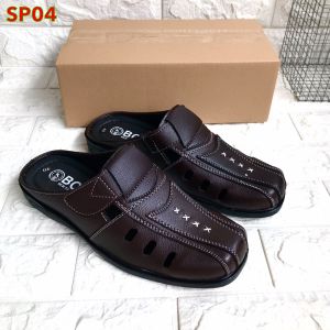 Dép sapo nam mẩu mới da mềm kiểu dáng đẹp mang êm chân size từ 38-43 đế khâu sẳn rất chắc chắn