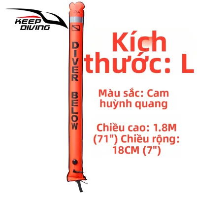 KEEP DIVING | Bóng Hiệu Lặn Hình Thự Cartoon SMB