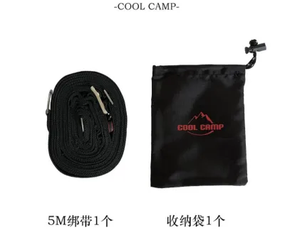 Coolcamp เชือกเต็นท์ ยาว 5 M ที่แขวนของ เชือกยึดเต็นท์ เชือกดึงทาร์ป เต้นท์