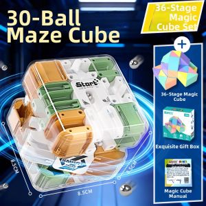 TEMiTANGMI | Focus Training 3D Ball Maze Cube 3x3