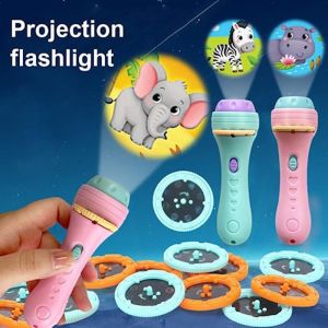 Lampu Senter Proyektor Mainan Anak Gambar Edukasi Cerita Dongeng Anak Fun Flashlight