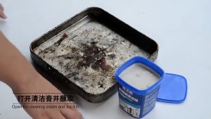 Korean Cleaner Beauty Krim Penghilang Kerak Kerah Karat Panci Wajan Kettle Kompor Pembersih Noda Cookware Kotoran Alumunium Stainless