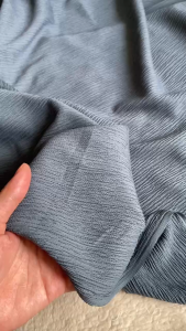 Vải Đũi Gân Xốp Xanh Khổ 1m2 - Chất Rũ Mềm Đàn Hồi Nhẹ 2 Chiều Mỏng Vừa Ít Nhăn - May Váy Đầm