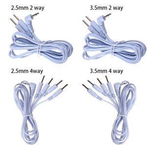 2 -Pin /4-Pin electrode wire for Machine Massager Electrode Pads Standard Connection Massage Leads for TENS Unit