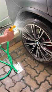 ACAS (Taiwan Made) 4-1/2" Garden Hose Nozzle Sprayer with PVC Plastic Stem for Watering A-WNPSP