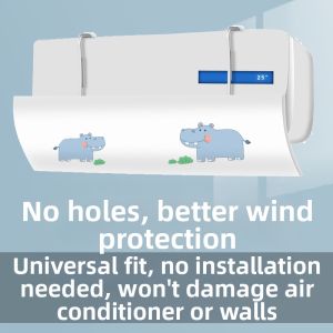 FEIZHUXIANSEN | No Holes Deflector Board Air Conditioner Outlet Cover Moisture Preventing