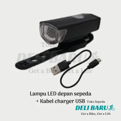 Lampu Belakang Sepeda Charger USB Lampu Sepeda 4 Mode Kedip