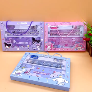 Kotak Pensil Set Lengkap Stationery Untuk Hadiah Anak Sekolah Alat Tulis Set Kotak Pensil Karakter Murah Lucu