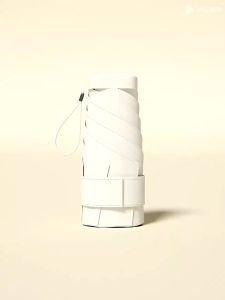 Ultra-Light Mini Pocket Umbrella 5 Folds Sun Umbrella Capsule Umbrella Folding 99% UV Protection Folded small Umbrella 5 Fold