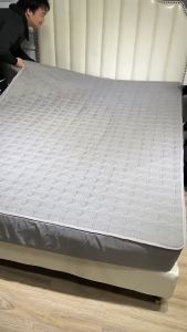 Bestselling 100% Waterproof Breathable Non-slip Cotton Fitted Bed Sheet Mattress Protector | Queen/King/Full Double/Single Bedding Cover