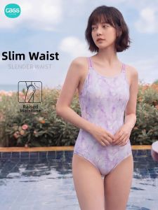 Professional Training Womens Swimwear Slim Gold