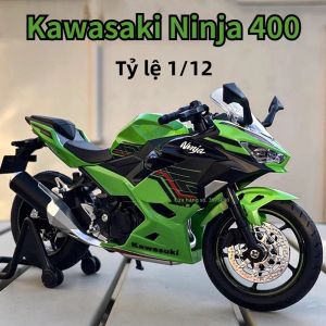 Tỉ Lệ 1/12 Hợp Kim Ninja 400 Mô Hình Xe Máy Diecast Kim Loại Đồ Chơi Với Tính Năng Âm Thanh Và Ánh Sáng Treo Đuôi Cho Bé Trai Trẻ Em Quà Tặng