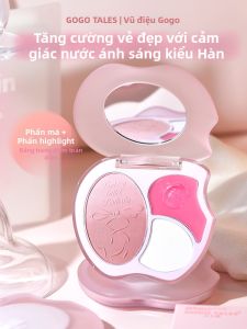 go go tales | Highlight and Contour Multifunctional Blush Palette Natural Low Saturation