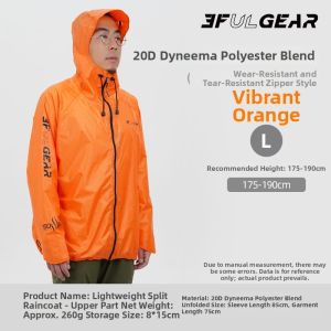 3F UL GEAR | Outdoor Lightweight Portable Raincoat
