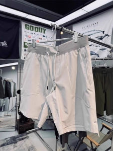 Quần Short Thể Thao Nam Ice Silk Five-Quarter Thin Quick Dry Running Fitness Summer Moon Shadow Grey American Style