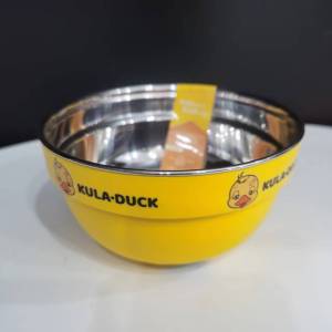 New Double Layered 304 Stainless Steel Anti-Scalding Duckling Bowl Chinese Style Dining Utensils from Mainland China