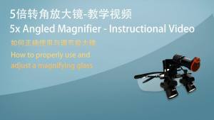 NICEDEN 48 Degree Dental Binocular Loupe 4X-6X 420mm Adjustable Loupe With 5W LED Headlight for ENT