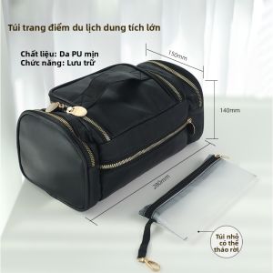 GUOXIAONIU | Túi Đựng Mỹ Phẩm & Đồ Dùng Cá Nhân Dung Lượng Lớn Tiện Lợi