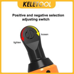 3/8" Kunci Socket Angin Ratchet Wrench Spanner Tanpa Kabel  Electric Wrench Right Angle Wrench Drill Screwdriverl Screw Nut Repair Tool 18V 100Nm Kunci Ratchet Tanpa Kabel