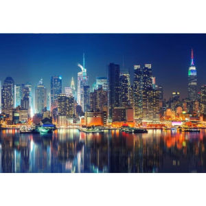 500/1000/1200/2000PCS New York City Skyline Jigsaw Puzzle for Adult Landscape Puzzle Educationa Toy Challenging Game Nights Fun
