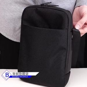 SKV Men Sling Bag 9.7 Inch Tablet Crossbody Bag Water Resistant USB Port W20108