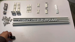 ราวผ้าม่าน รางเลื่อนผ้าม่าน  ติดตั้งง่ายๆ ปิดเสียง สําหรับติดประตู หน้าต่าง รางผ้าม่าน รางสไลด์ ติดตั้งง่าย สามารถตัดได้อย่างอิสระ