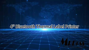 4 Thermal sticker Label shipping Logistics Air waybill Printer Bluetooth for iphone ipad Andorid