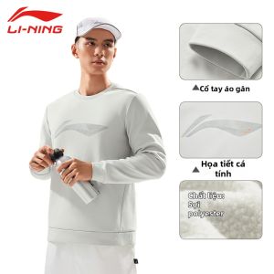 Li-Ning | Áo Hoodie Thời Trang Ấm Áp Thoáng Khí Co Dãn cho Nam