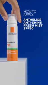 La Roche Posay Anthelios SPF 50 Anti-Shine Invisible Fresh Mist Sunscreen 75ml [Normal - Combination Skin]